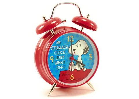 Peanuts Snoopy Twin Bell Alarm Clock