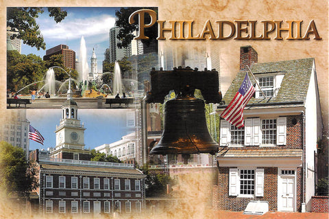 Philadelphia Historic Landmarks Postcard