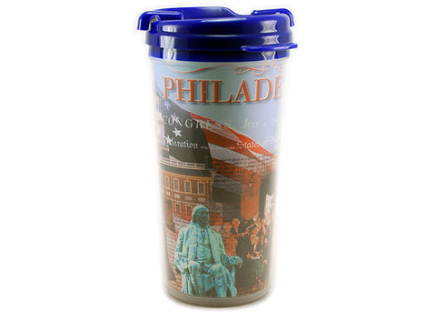 Philadelphia Collage Traveler Mug