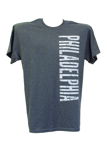 Philadelphia Vertical Design Adult T-Shirt  (10 Colors Available)