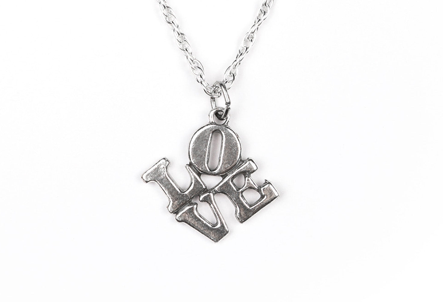LOVE Sterling Silver Necklace – Xenos Candy 