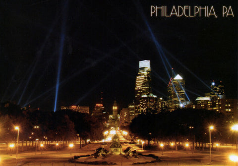 Philadelphia Open Air Skyline Postcard