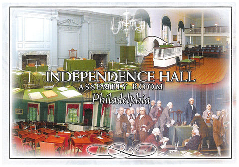 Philadelphia Independence Hall Assembly Room Postcard