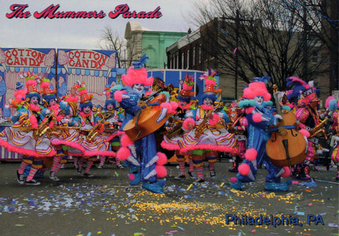 The Mummers Parade Postcard