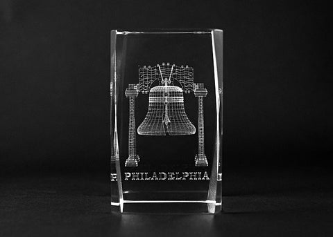Liberty Bell Cube Paper Weight (B)