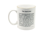 Liberty Bell Gold Rimmed Mug