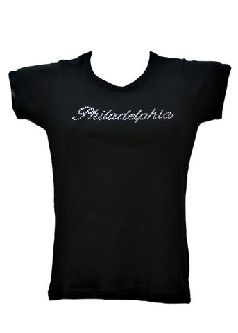 Philadelphia Rhinestone T-Shirt