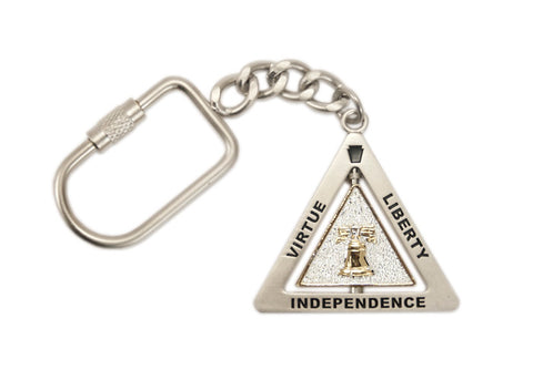 Liberty Bell & We the People Spinner Keychain