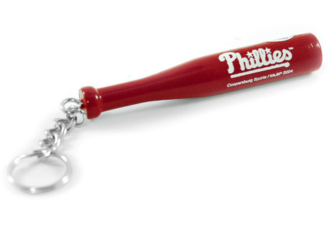 Philadelphia Phillies Red Mini Baseball Bat Keychain