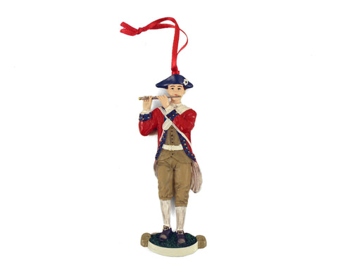 Revolutionary War Fifer 5" Polystone Ornament