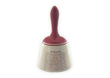 Porcelain Bell with Etched Liberty Bell