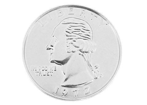 1972 Eagle Quarter Jumbo Coin 3"