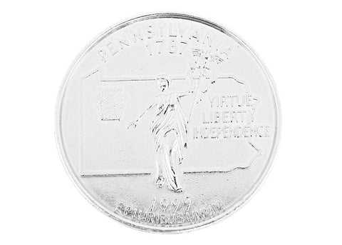 PA State 1999 Quarter Jumbo Coin 3"