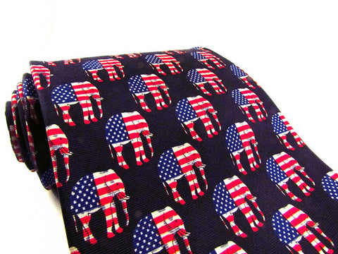 Republican Elephant Necktie