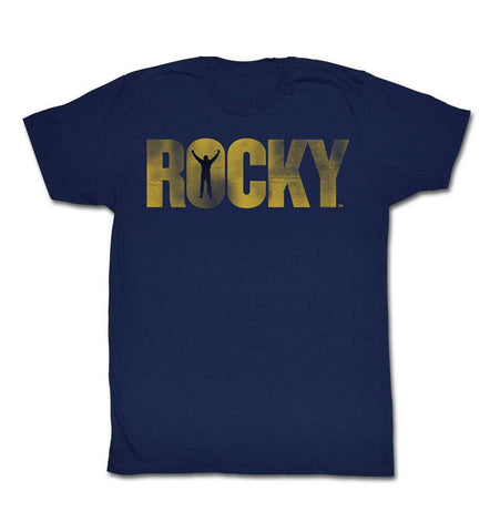 Rocky Silhouette Logo MGM* Licensed Adult Cotton T-Shirt