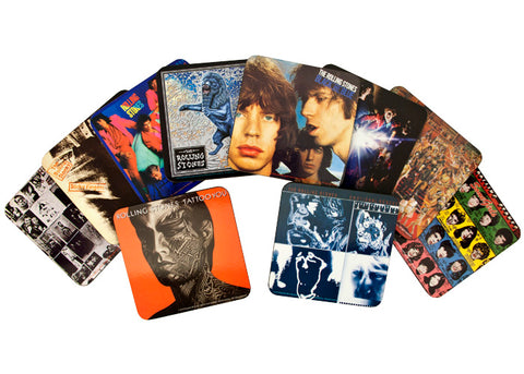 The Rolling Stones 10 Album Cover Coaster Set