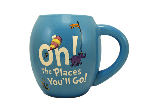 Dr. Seuss "Oh the Places You'll Go" 18 oz Oval Mug