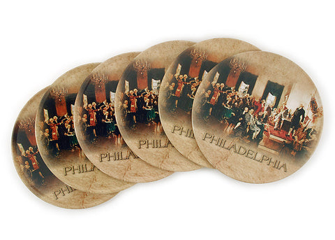 The Signing Fathers Coasters (6-Pack)