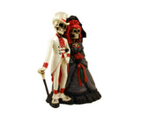 Gothic Bride and Groom Love Never Dies Figurine