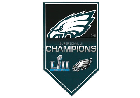 Philadelphia Eagles Super Bowl LII Banner Bumper Sticker