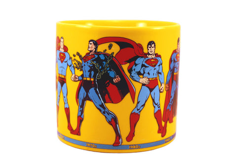 Superman Through the Years 15 oz Mug