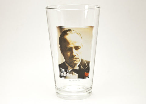 The Godfather Rose Clear Drinking Glass