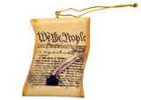 We The People Resin Ornament