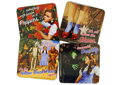 Wizard of Oz Set of 4 Coasters